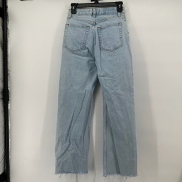 Abercrombie & Fitch 90s Relaxed High Rise Curve Love Jeans Size 26 Light Wash - Picture 4 of 10